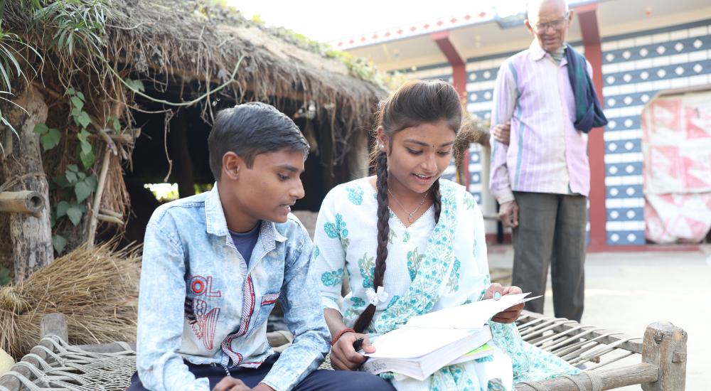 Anita Yadav in her house