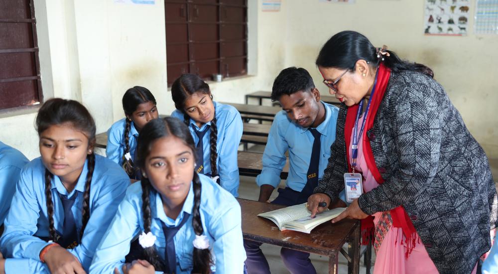 Anita Yadav in her classroom