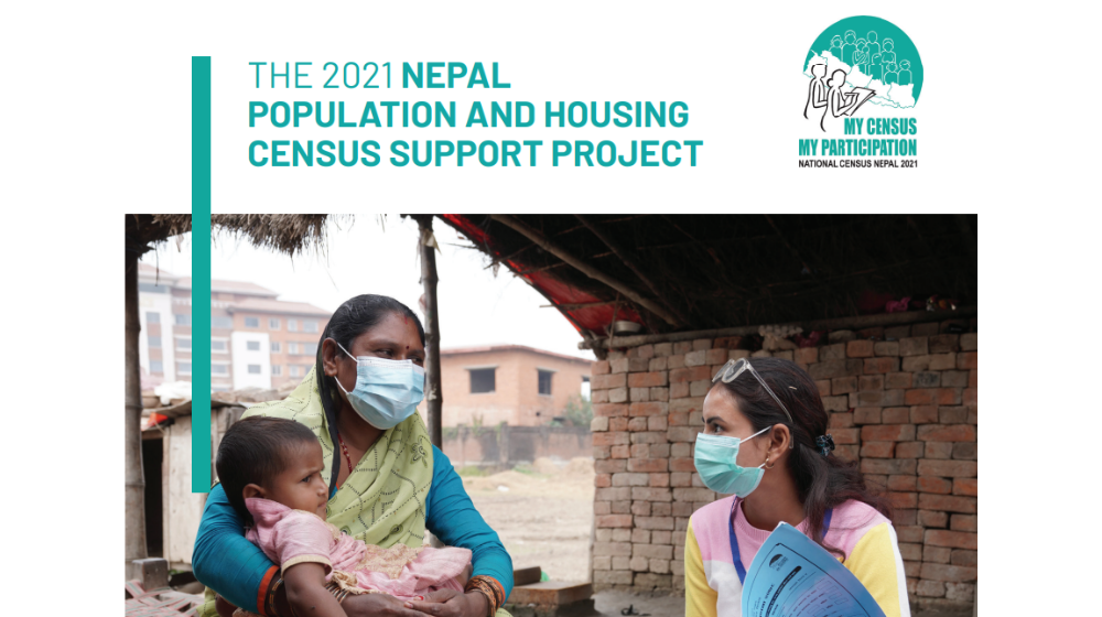 The 2021 Nepal Population and Housing Census Support Project Cover of Knowledge Product