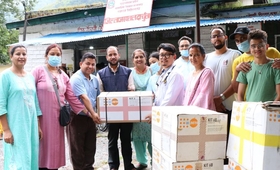 UNFPA provides different sets of Reproductive Health (RH) Kits to District Hospital in Darchula