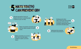 5 ways YOU(th) can prevent violence against women and girls