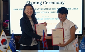 UNFPA and KOICA sign agreement for a new project