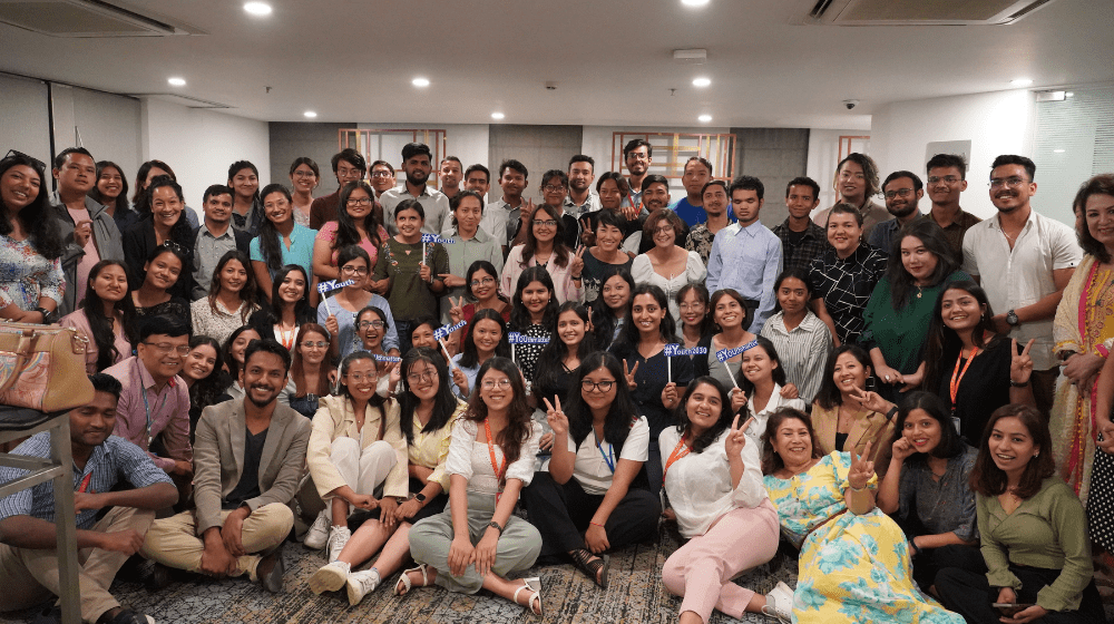 Young people at the ICPD Youth Consultation in Kathmandu