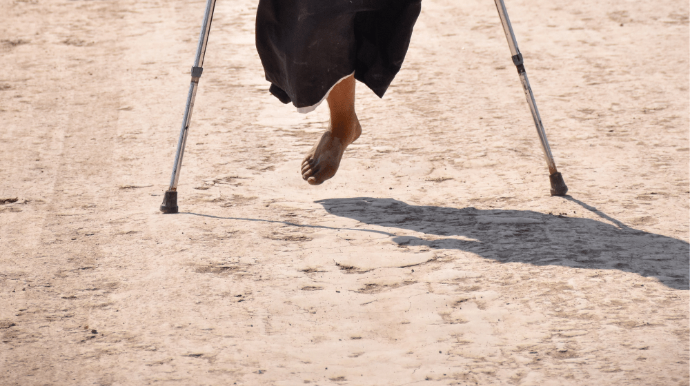 Picture depicts a PWD GBV survivor