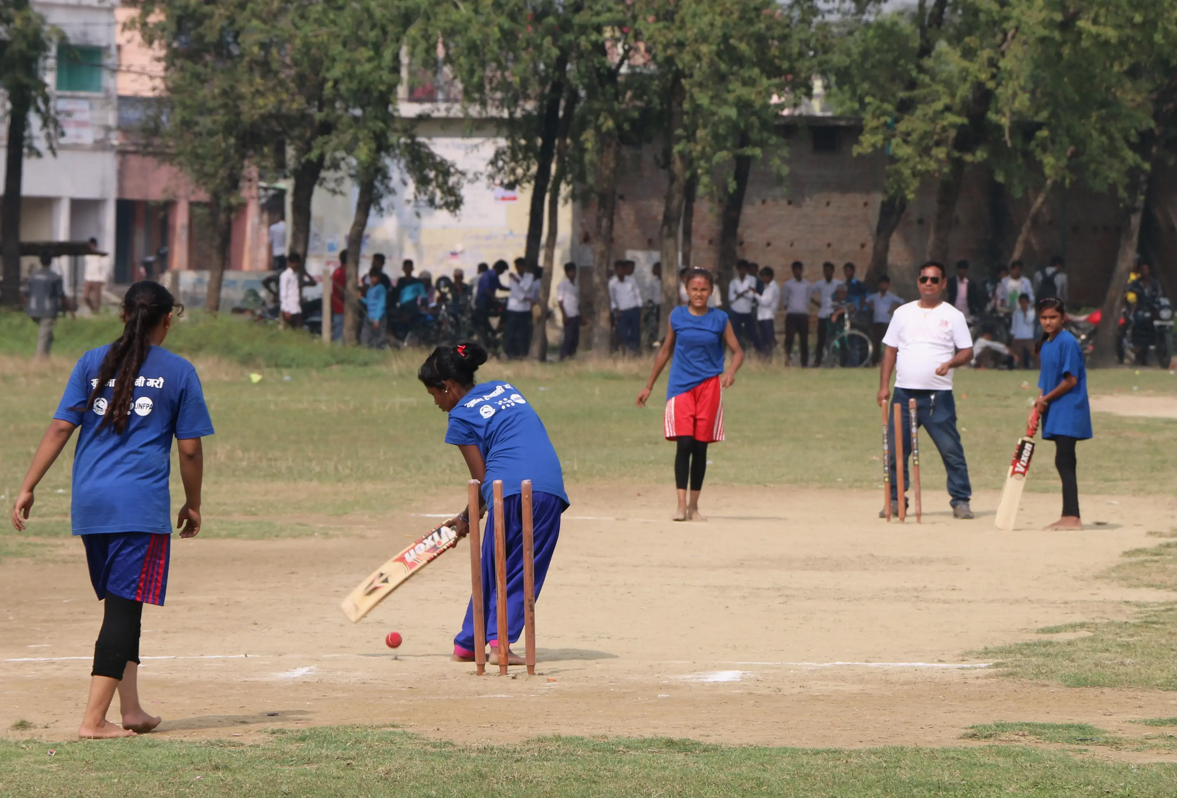 Using cricket as a means to advocate against child marriage and violence against women and girls 