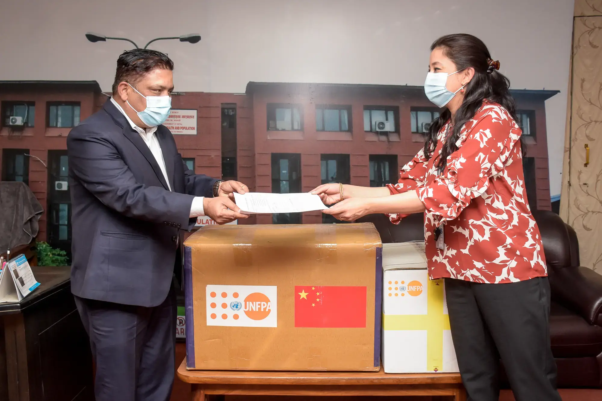 PPE and Reproductive Health kits handed over to Nepal govt