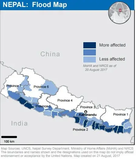 A Situation Report on Nepal Floods 2017