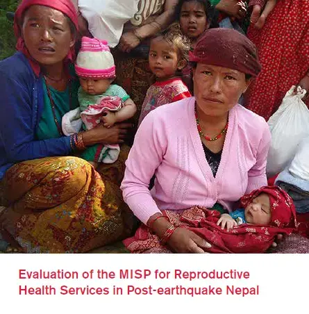 Minimum Initial Service Package for Reproductive Health in Post-Earthquake Nepal