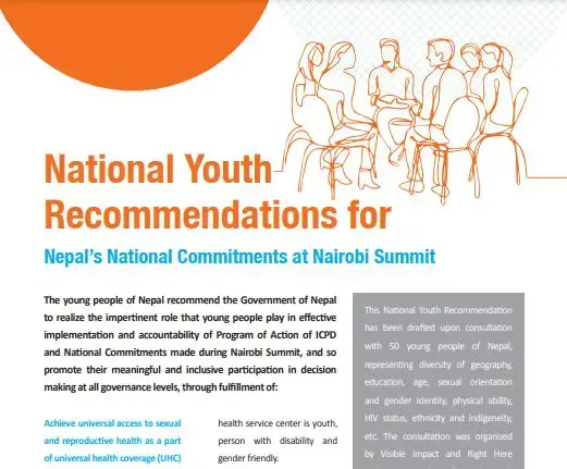 National Youth Recommendations for Nepal’s National Commitments at Nairobi Summit