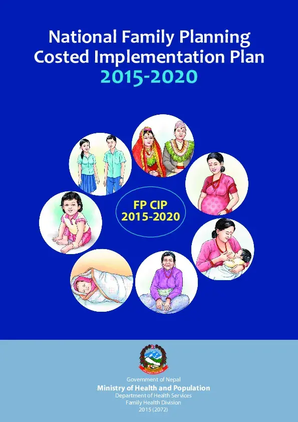 National Family Planning Costed Implementation Plan 2015-2020