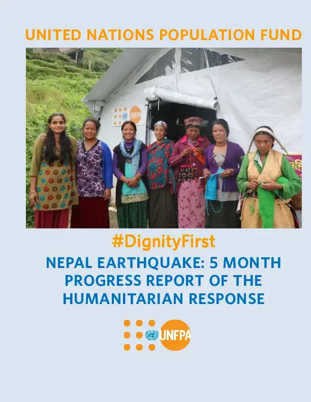 Nepal Earthquake: 5 Month Progress Report of the Humanatarian Responses